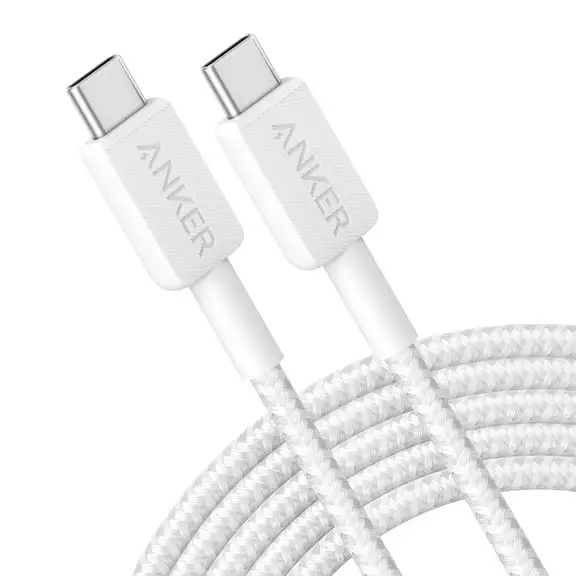 Anker Braided USB-C to USB-C Cable, 6ft, 60W