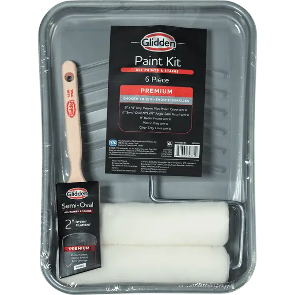 Glidden 6 Piece Premium Paint Tray Kit