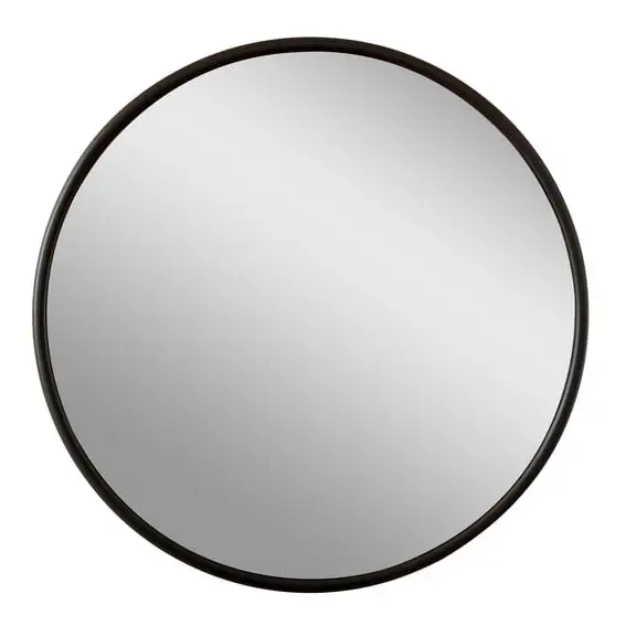 Mainstays 18 in Black Round Wall Mirror