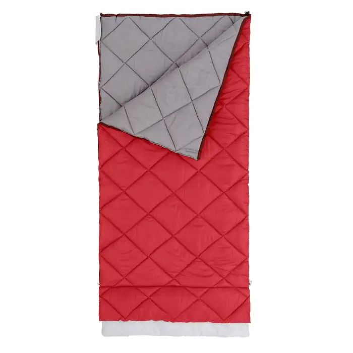 Ozark Trail 35°F Rectangular Sleeping Bag with 47% Recycled Polyester and ZIP SHIELD